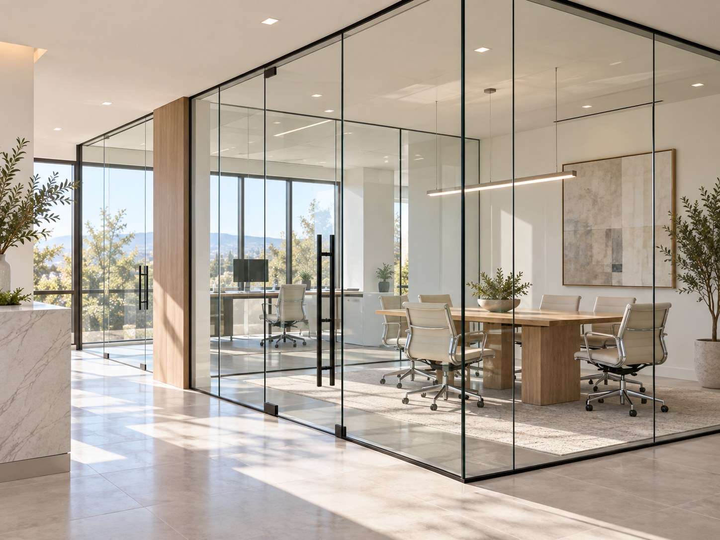Custom Glass Partitions